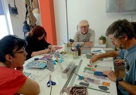 Taller de encuadernación japonesa en Huétor Vega.