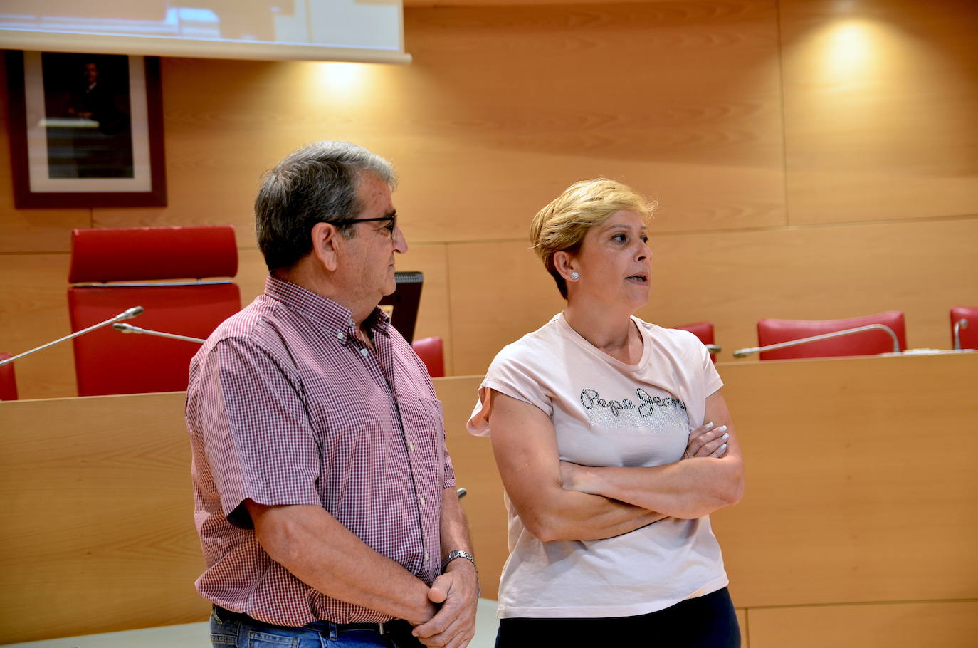 Los retratos de Mariano Molina y Plácido Hurtado se unen a la galería de alcaldes de Huétor Vega