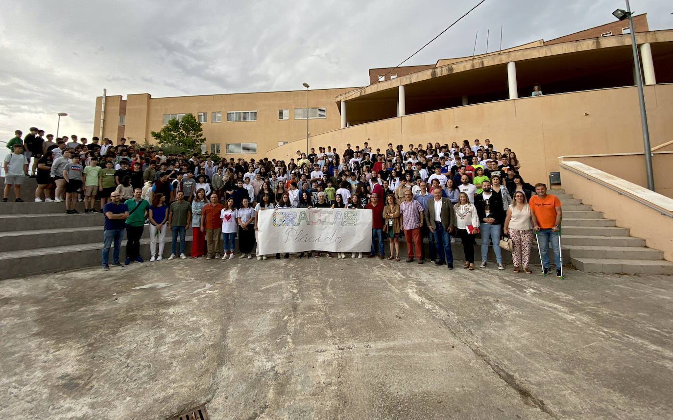 Homenaje sorpresa a Plácido Hurtado en Huétor Vega