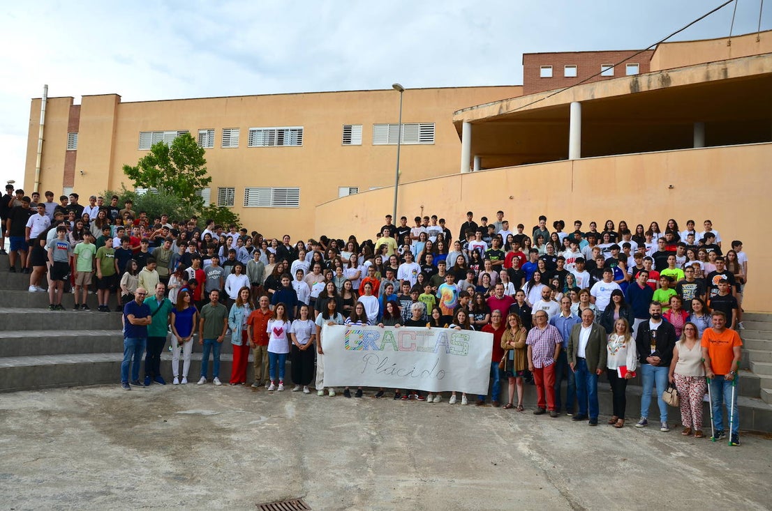 Homenaje sorpresa a Plácido Hurtado en Huétor Vega