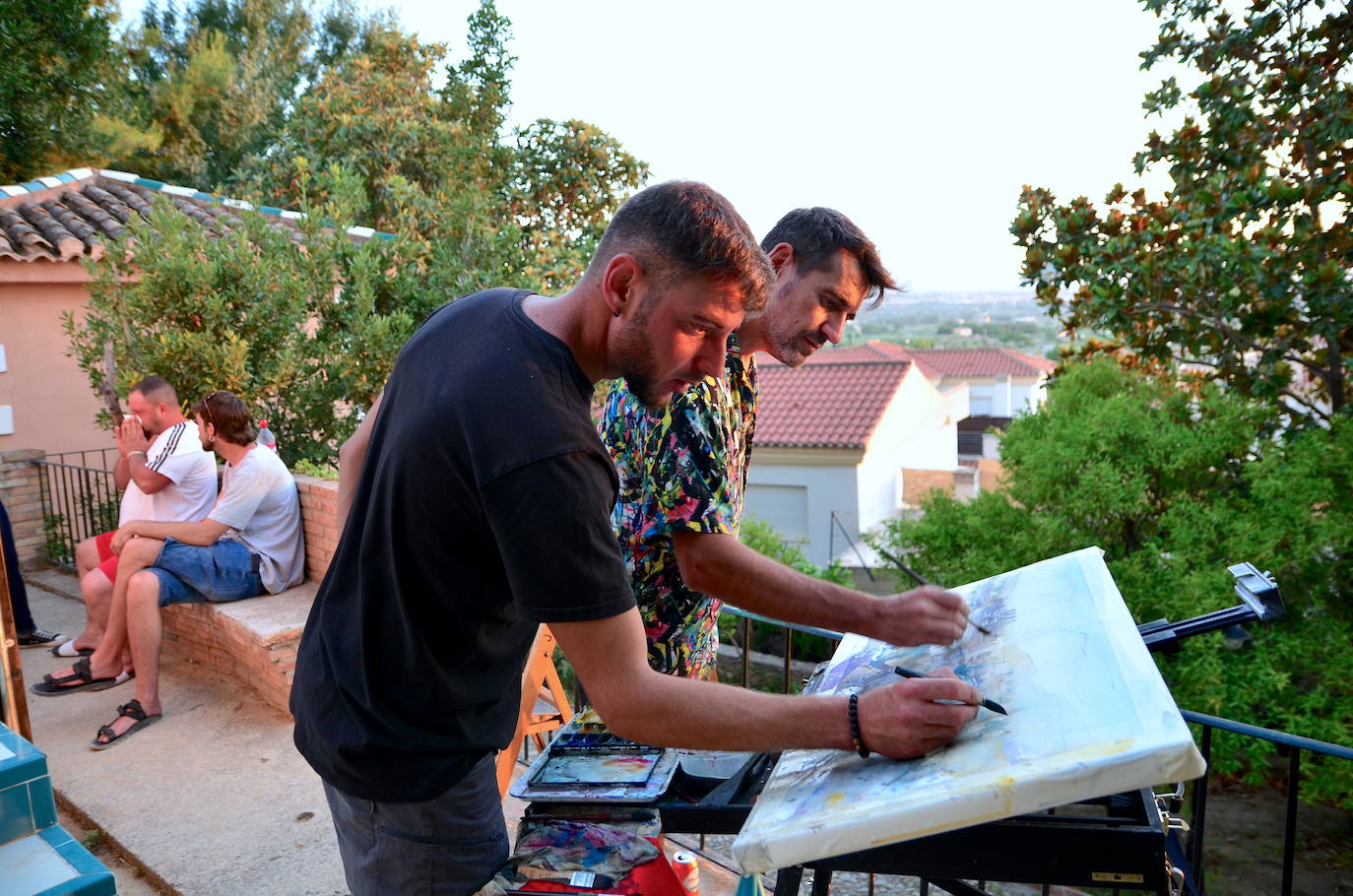 Encuentro de artesanos y artistas en Huétor Vega