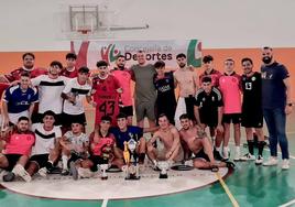 Ganadores de la 'Kings League' de Huétor Vega.