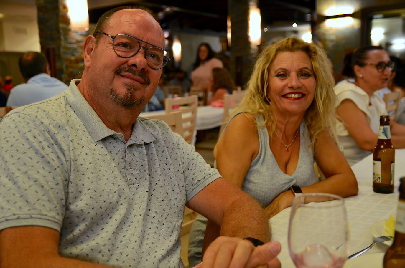 La cena con baile flamenco de San Miguel en Huétor Vega