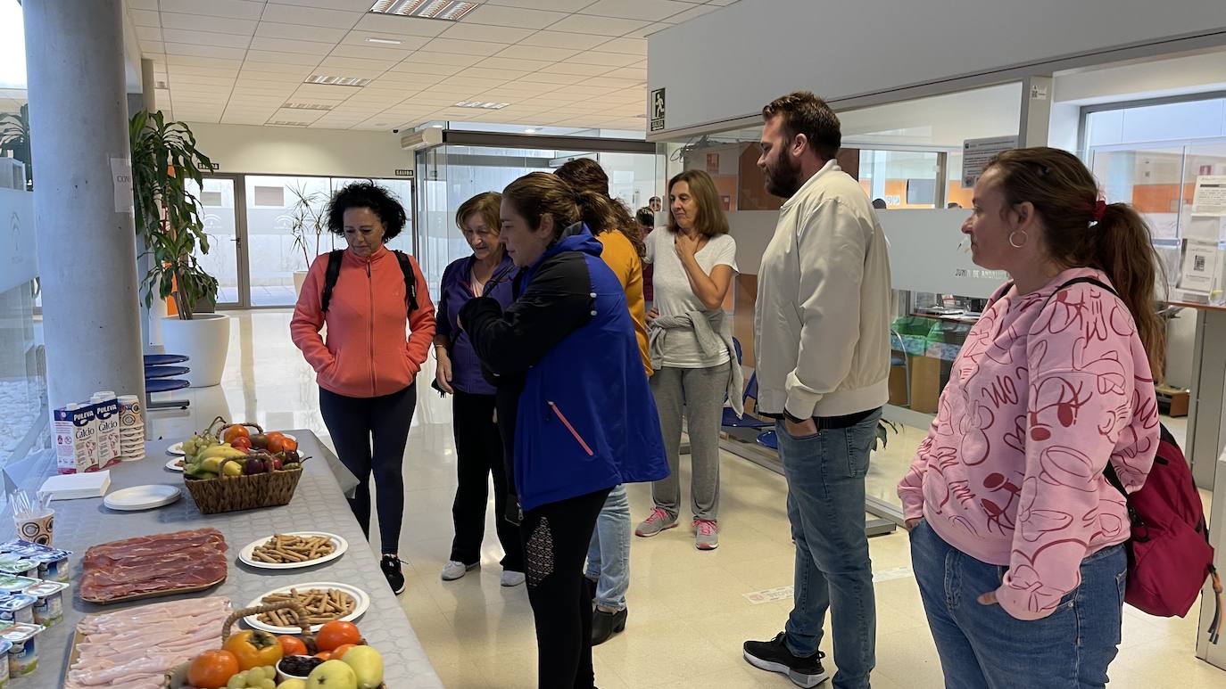 Desayuno saludable ofrecido por la concejalía de Salud.