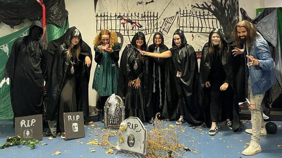 El CEIP Mariana Pineda monta un 'Samaín' abierto a todo el pueblo