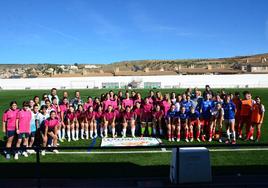 Fútbol femenino contra la violencia de género