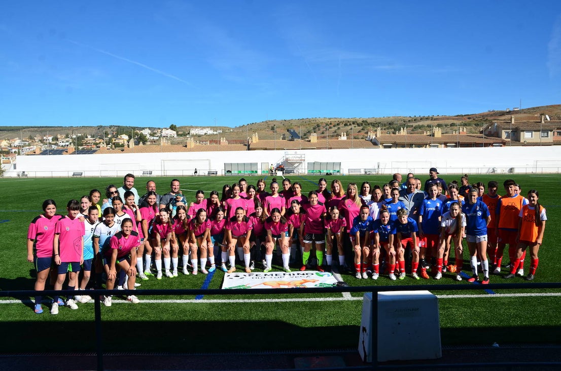 Fútbol femenino contra la violencia de género