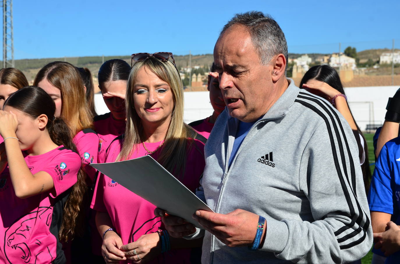 Fútbol femenino contra la violencia de género