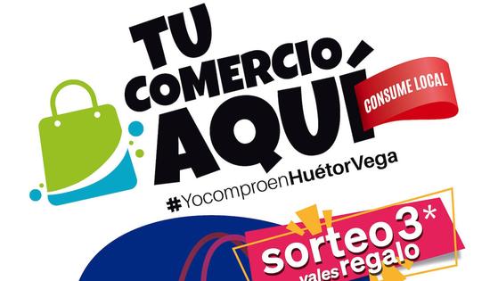 El Ayuntamiento lanza una campaña con premios en metálico para promover las compras en Huétor Vega