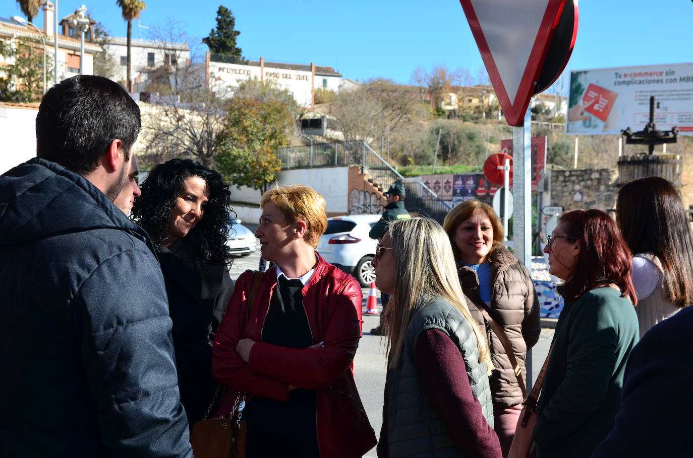 Huétor Vega inaugura el Mirador de la Vega Alcalde Mariano Molina del Paso