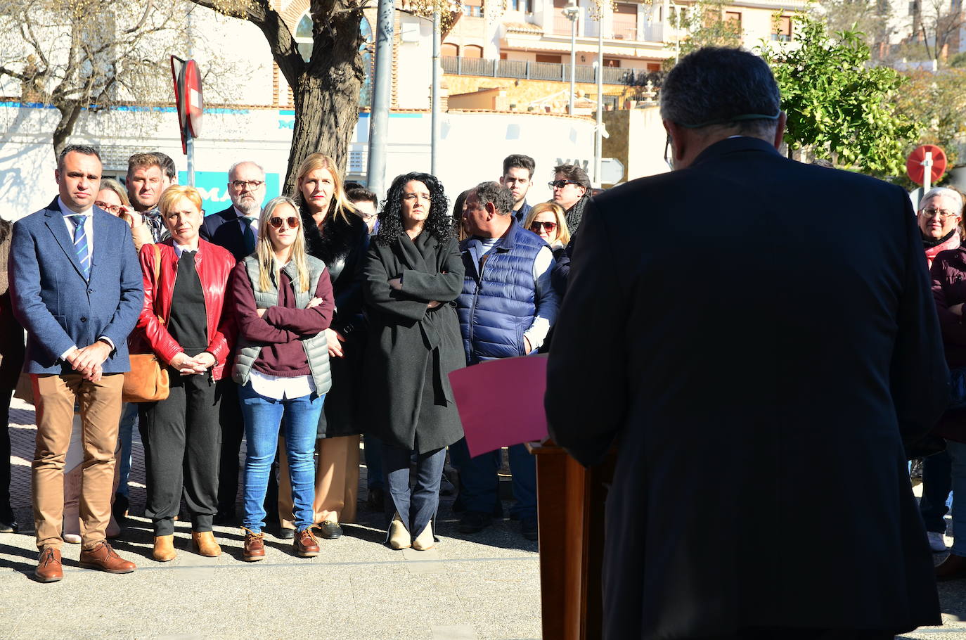Huétor Vega inaugura el Mirador de la Vega Alcalde Mariano Molina del Paso
