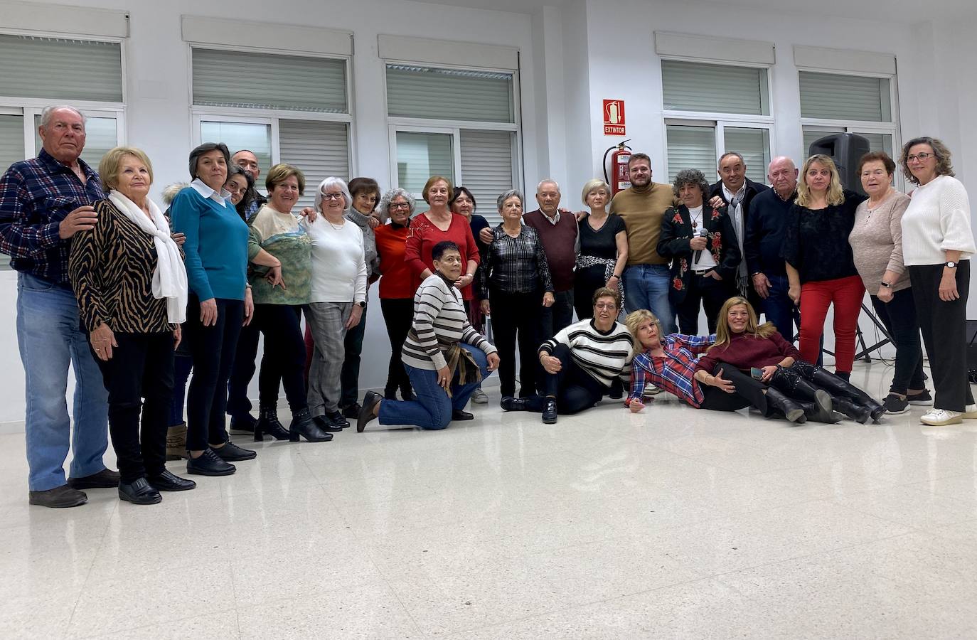 Participantes en la sesión de baile.