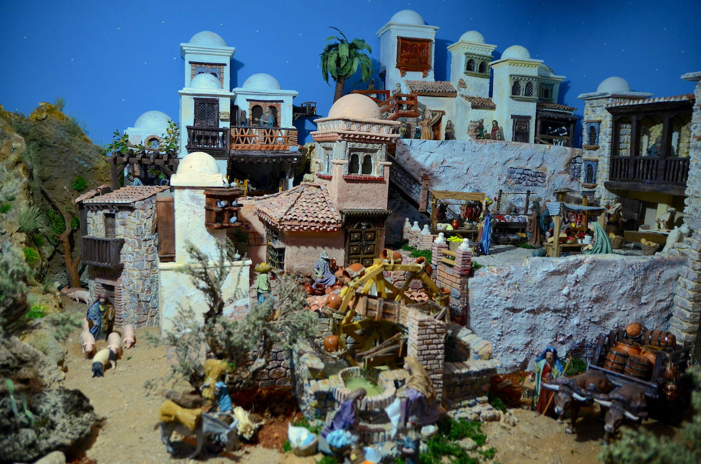 Así es el belén ganador del concurso de Huétor Vega