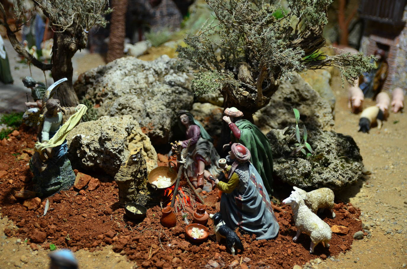 Así es el belén ganador del concurso de Huétor Vega