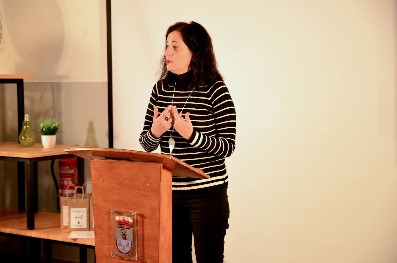 Encarni Quesada, del Centro de Información a la Mujer, miembro del jurado.