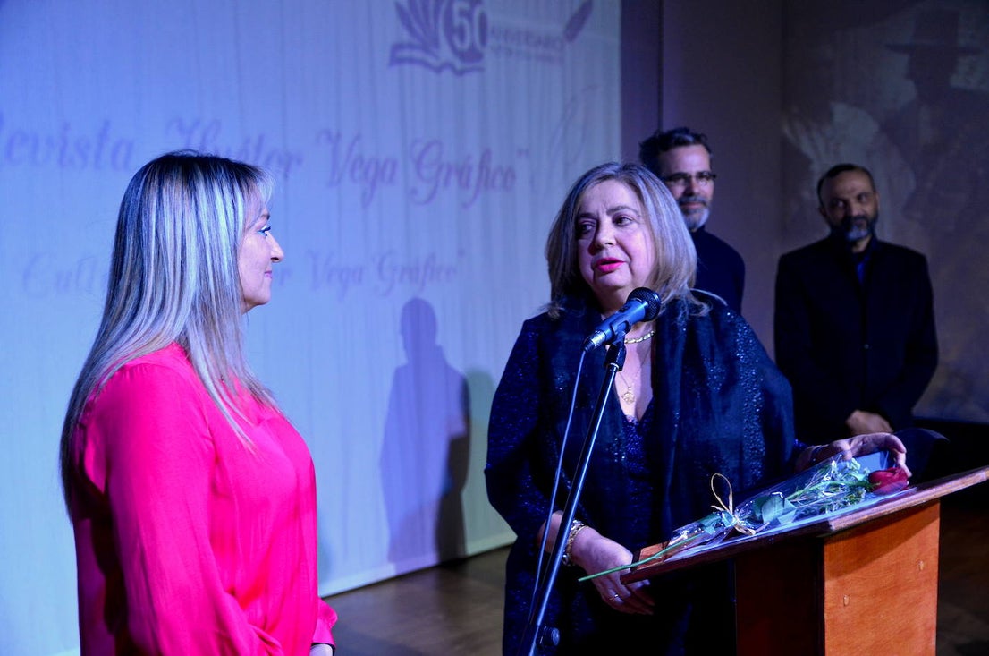 El Centro del Vino y Flamenco, en Huerta Cercada, acogió el acto de homenaje a ‘Huétor Vega Gráfico’.
