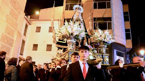 Nuestra Señora de los Dolores, protagonista del Jueves Santo en Huétor Vega