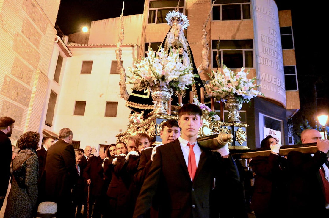Nuestra Señora de los Dolores, protagonista del Jueves Santo en Huétor Vega