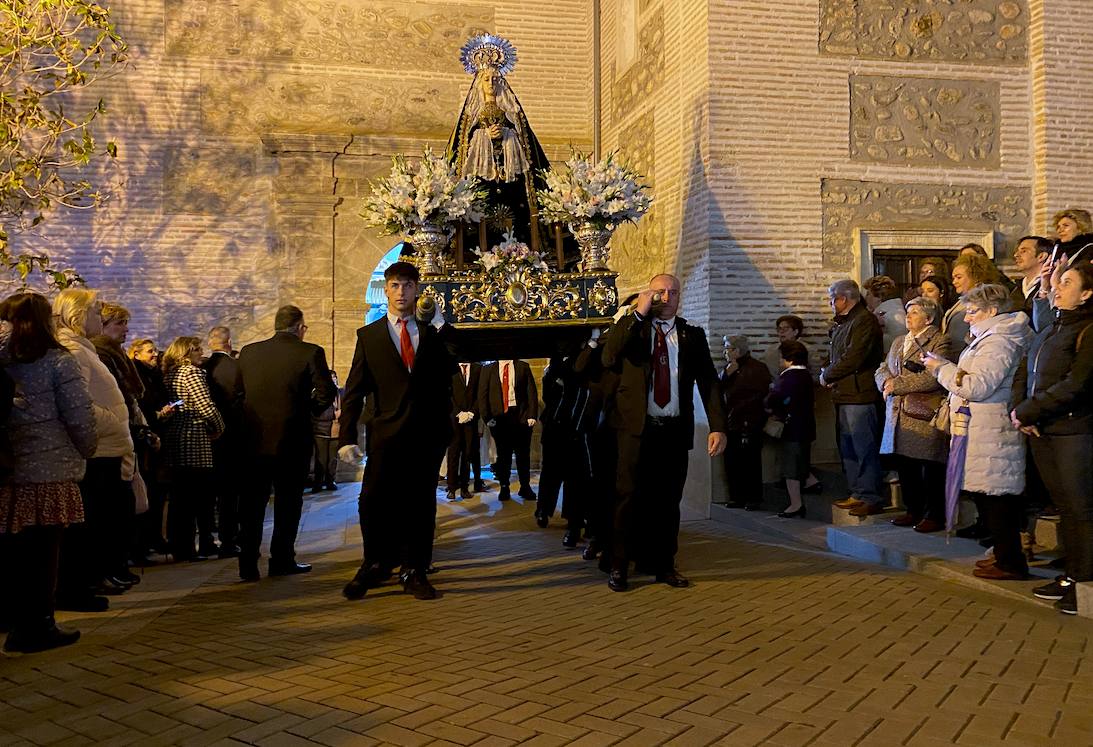 Nuestra Señora de los Dolores, protagonista del Jueves Santo en Huétor Vega