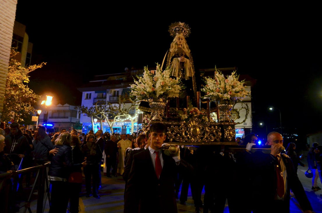 Nuestra Señora de los Dolores, protagonista del Jueves Santo en Huétor Vega
