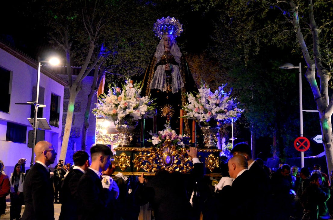 Nuestra Señora de los Dolores, protagonista del Jueves Santo en Huétor Vega