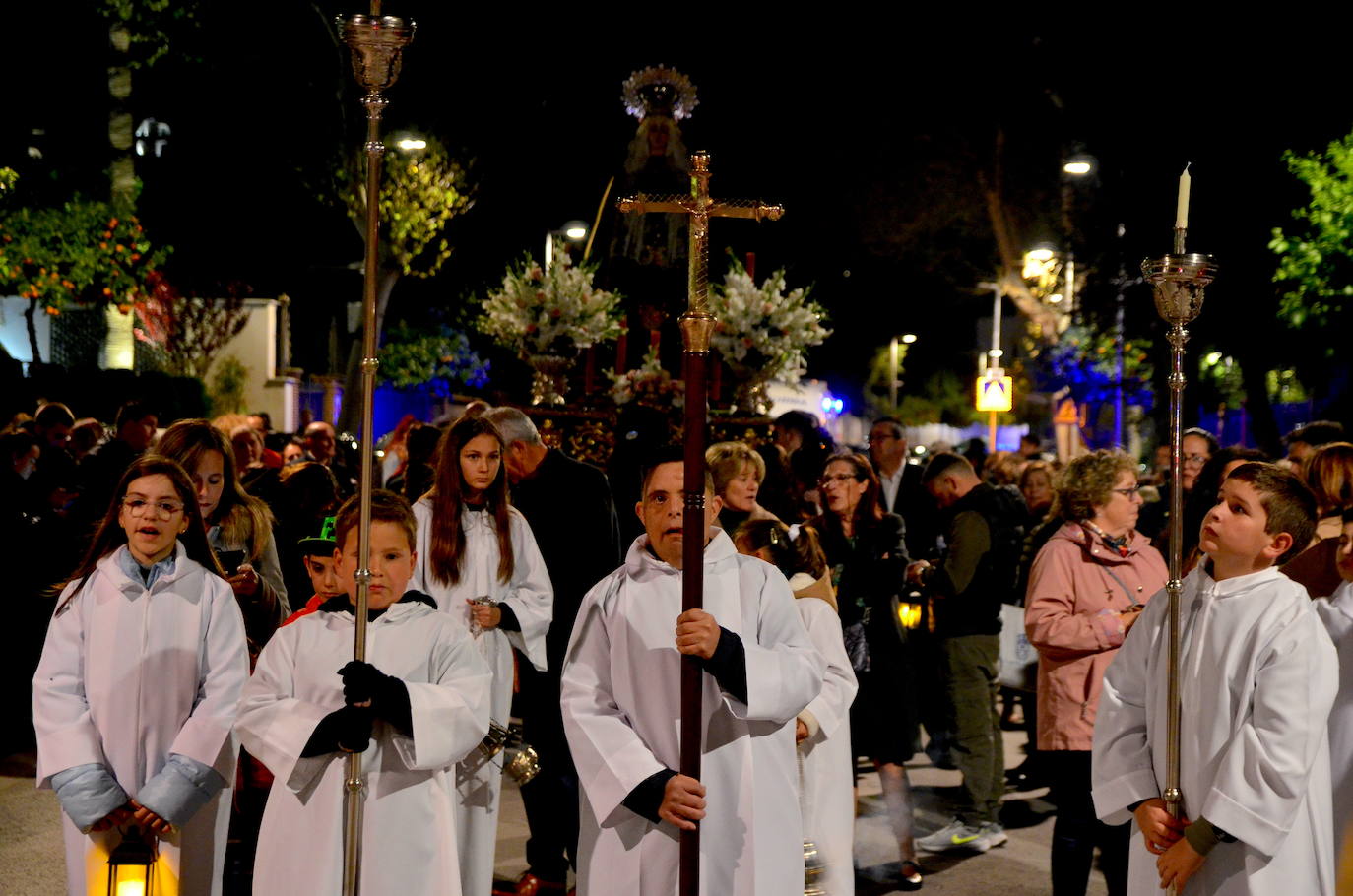 Nuestra Señora de los Dolores, protagonista del Jueves Santo en Huétor Vega