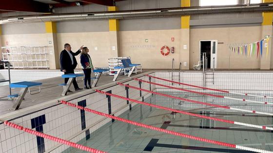 La reforma del complejo deportivo de la piscina afronta su última fase