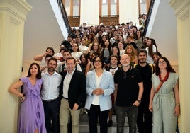 Acto de presentación del proyecto educativo 'Bravo por la Música', en Granada.