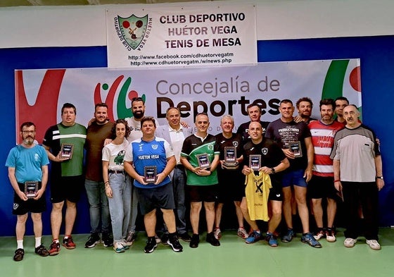 Entrega de premios de la categoría de veteranos el año pasado.