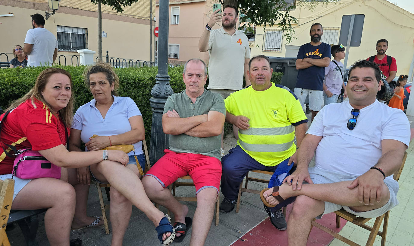 Ambiente en la Plaza Abdal Malik de Huétor Vega.