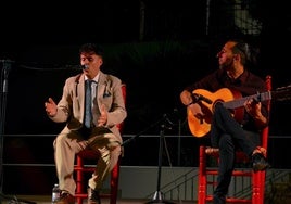 Juan Pinilla y Antonio de la Luz, este año en el Festival Flamenco de Huétor Vega.
