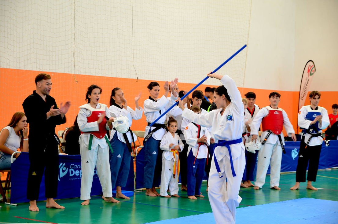 Exhibición de taekwondo en Huétor