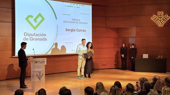 Sergio Correa, galardonado por los Premios Diputación de Granada