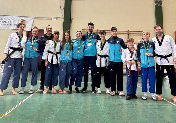 En la gran prueba del 'poomsae' andaluz, en Mairena del Alcor.