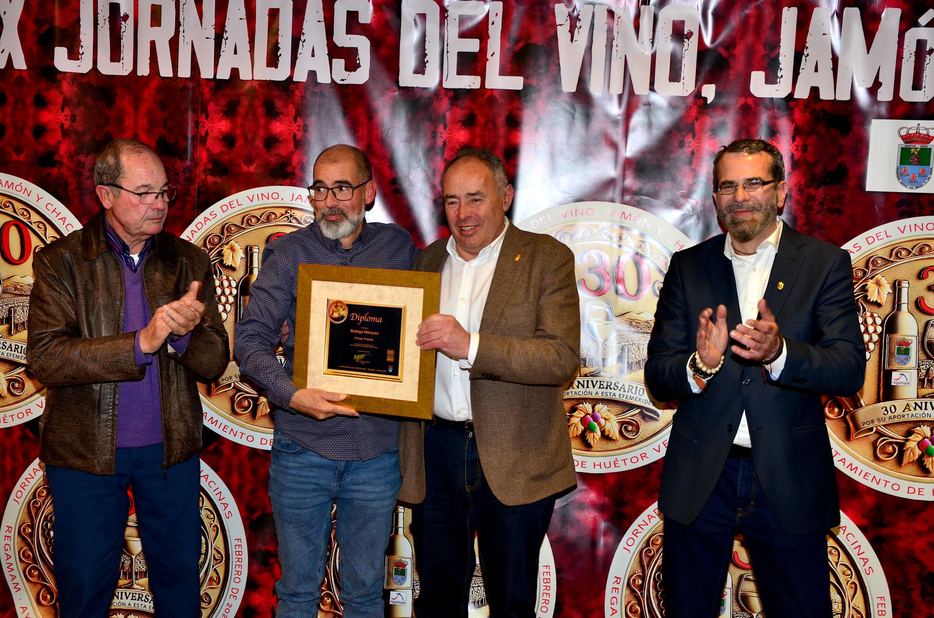 Entrega de premios de los concursos de vinos de Huétor Vega y Granada