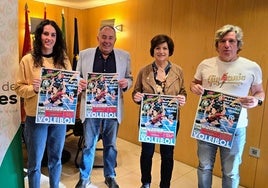 Presentación del evento deportivo CADEBA en el Ayuntamiento de Huétor Vega.