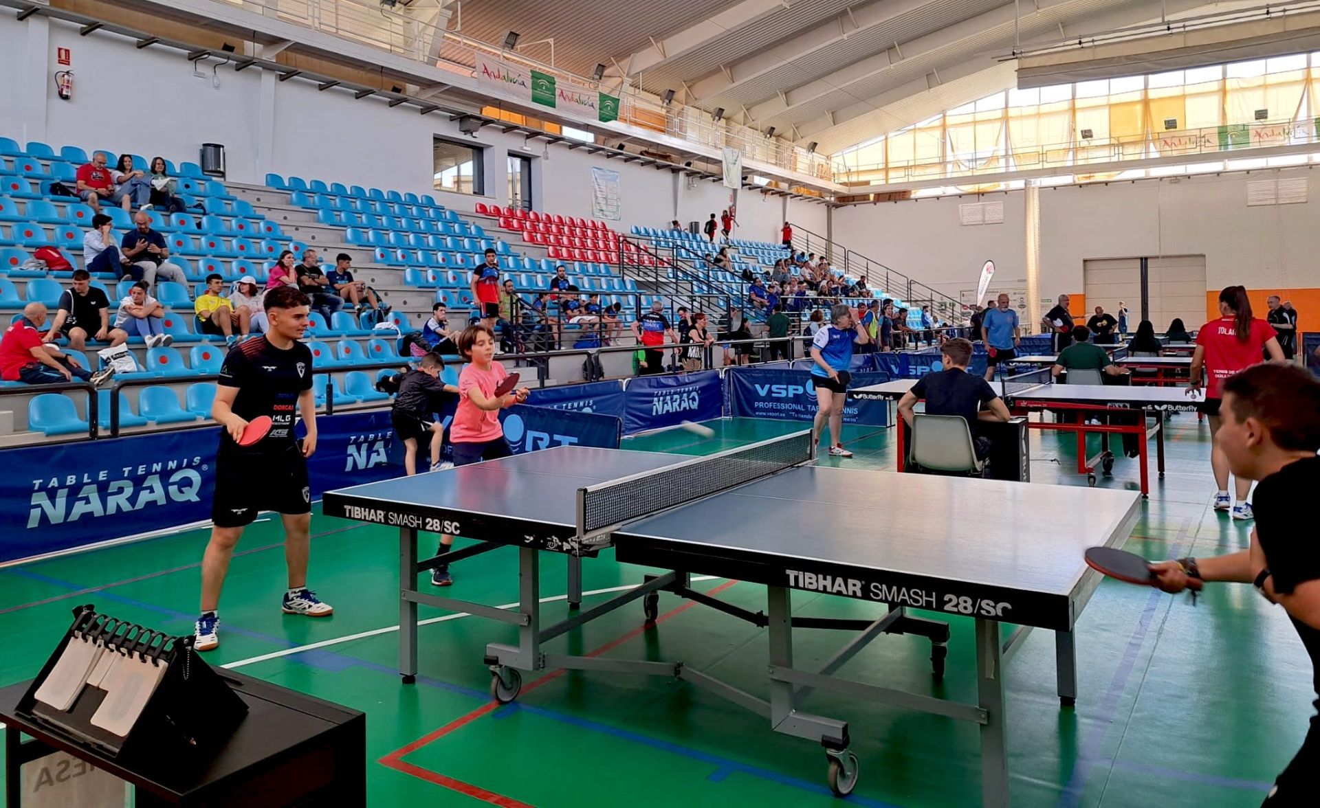 Huétor Vega reúne a más de ochenta palistas en el Campeonato Provincial