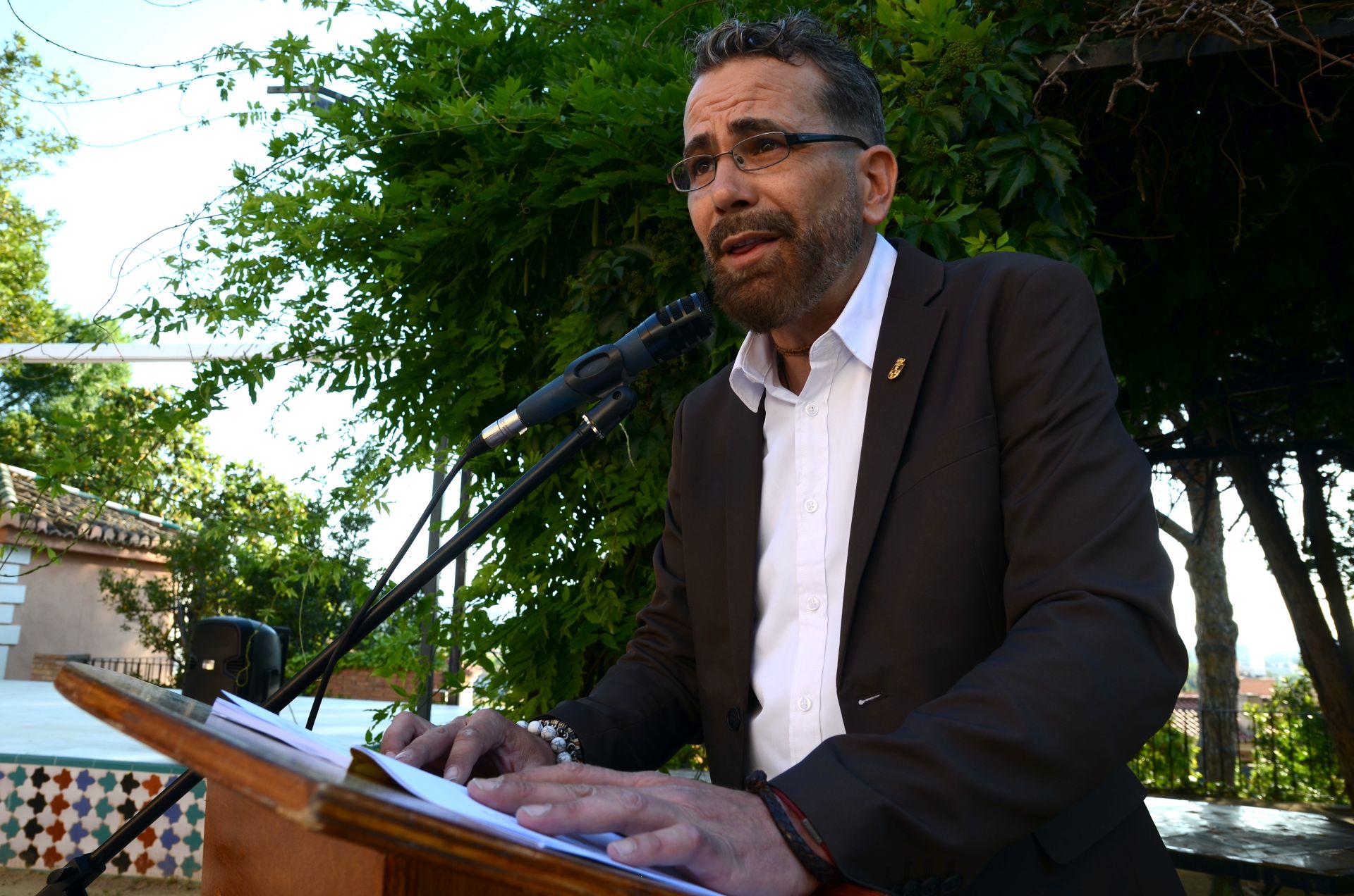 Las palabras mecen el Carmen de San Rafael de Huétor Vega