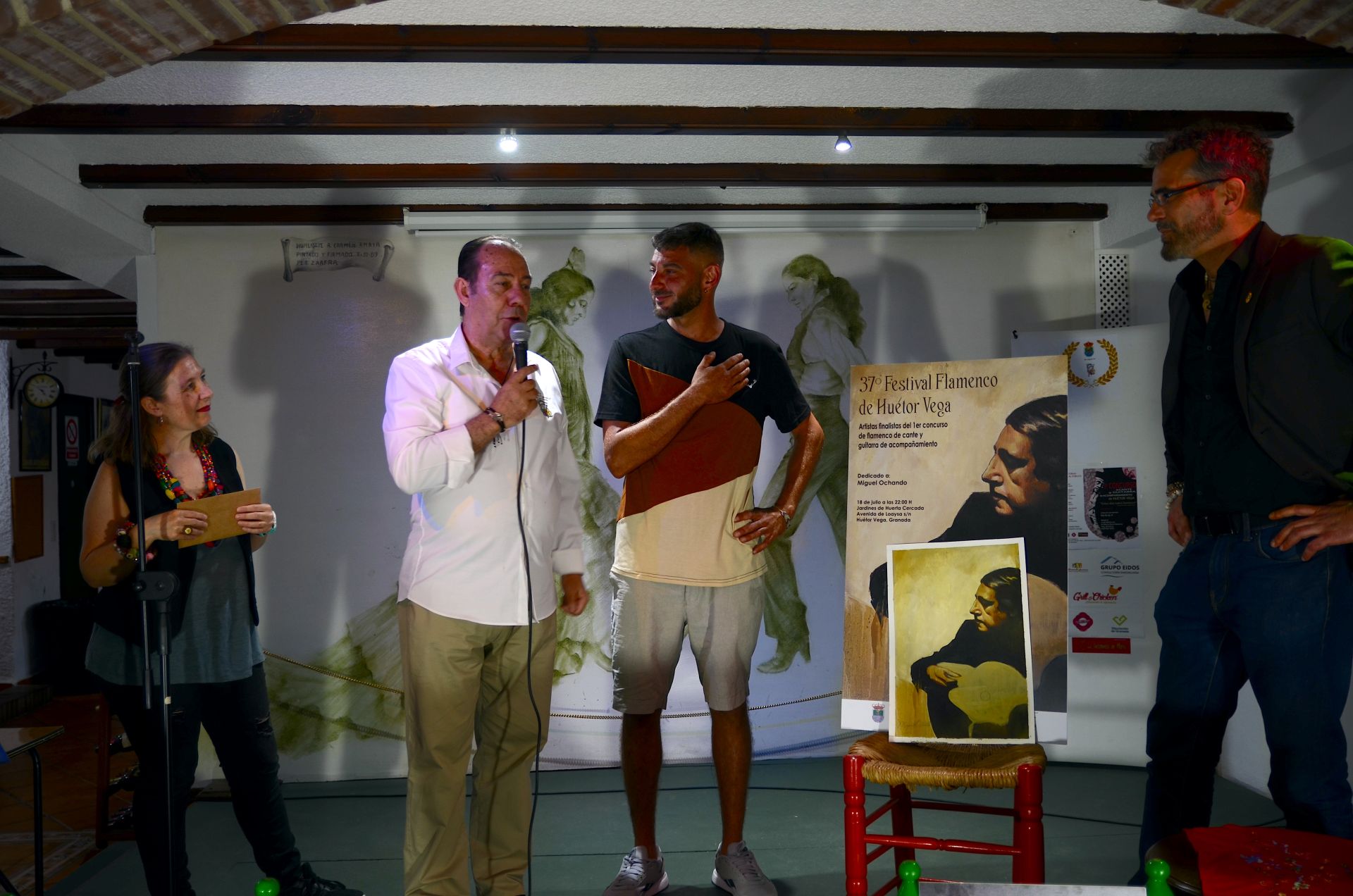 Silvia Ruiz-Dorizzi, Miguel Baños, Abel Villén y Ángel L. Moreno.