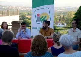 Mayte García, Juan Pinilla, Chus Fernández y Pepe Agudo, en la presentación.