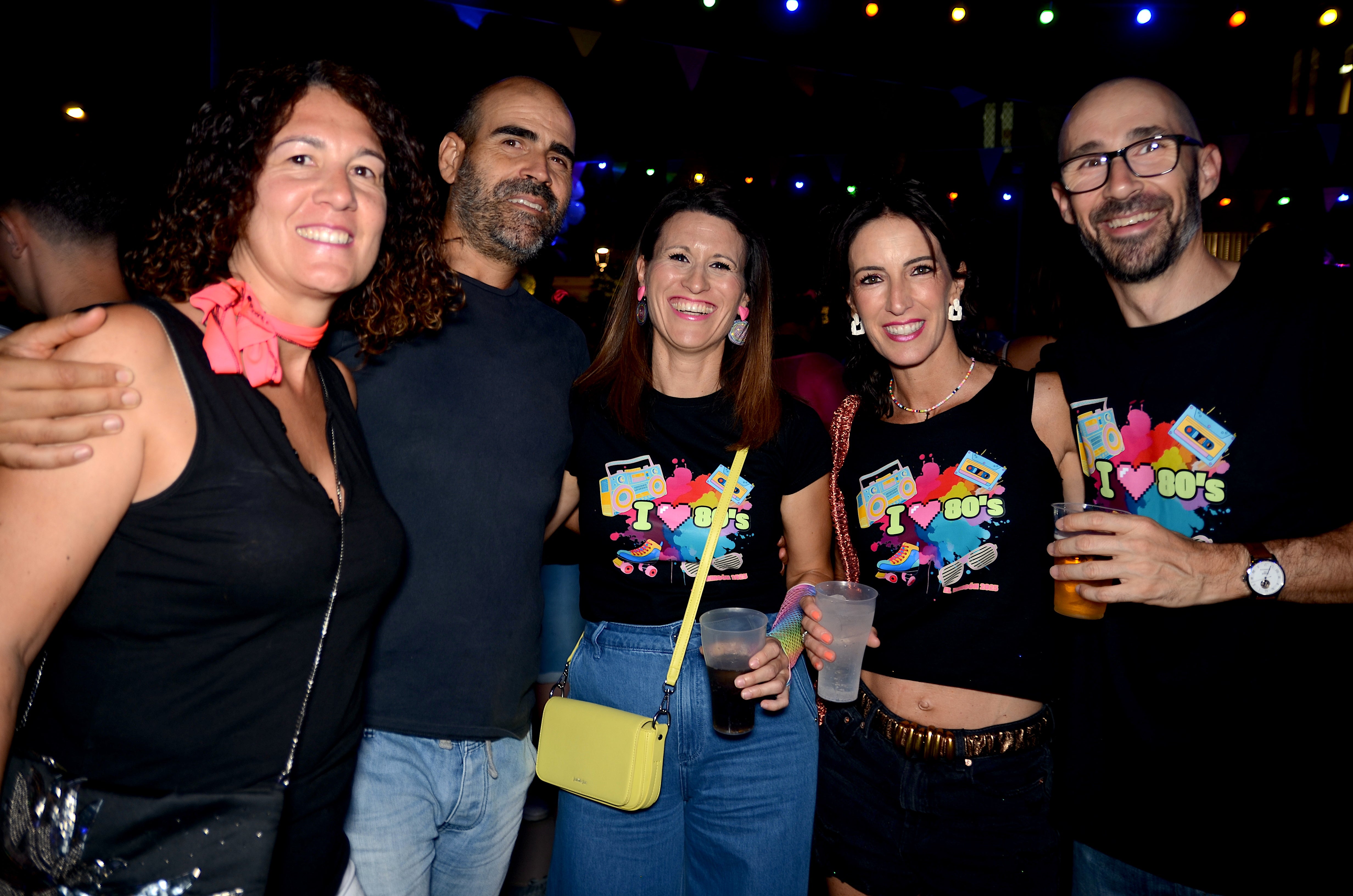 Fiesta 'ochentera' en Huétor Vega