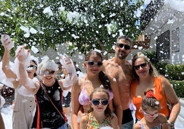 Fiesta de la Espuma, en la Plaza de la Constitución.