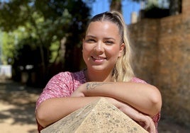 Elisa del Paso, en el Carmen de San Rafael.