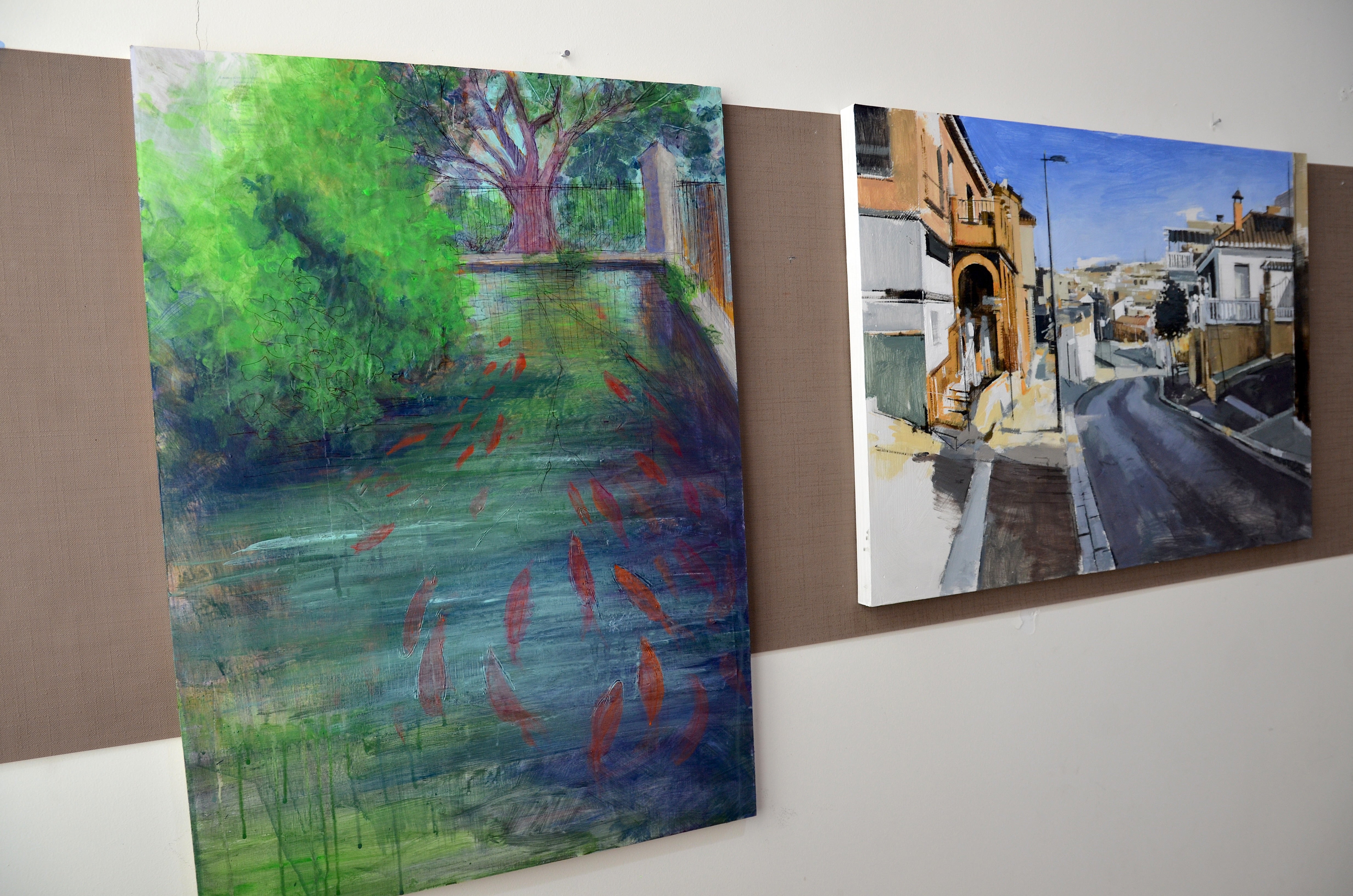 El Concurso de Pintura Rápida de Huétor Vega plasma la belleza del pueblo