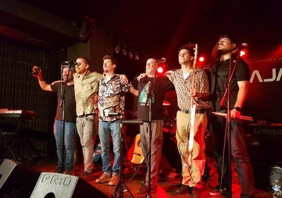 La banda hueteña Kadima Shara, en un concierto en Planta Baja de Granada.