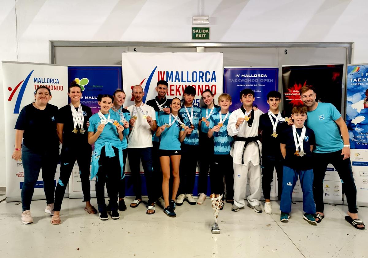 Abundancia de medallas con sello de Huétor Vega en el Open Internacional de Mallorca.