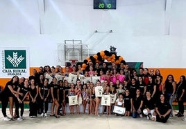 Toda una fiesta de la gimnasia rítmica, en el pabellón La Libertad.