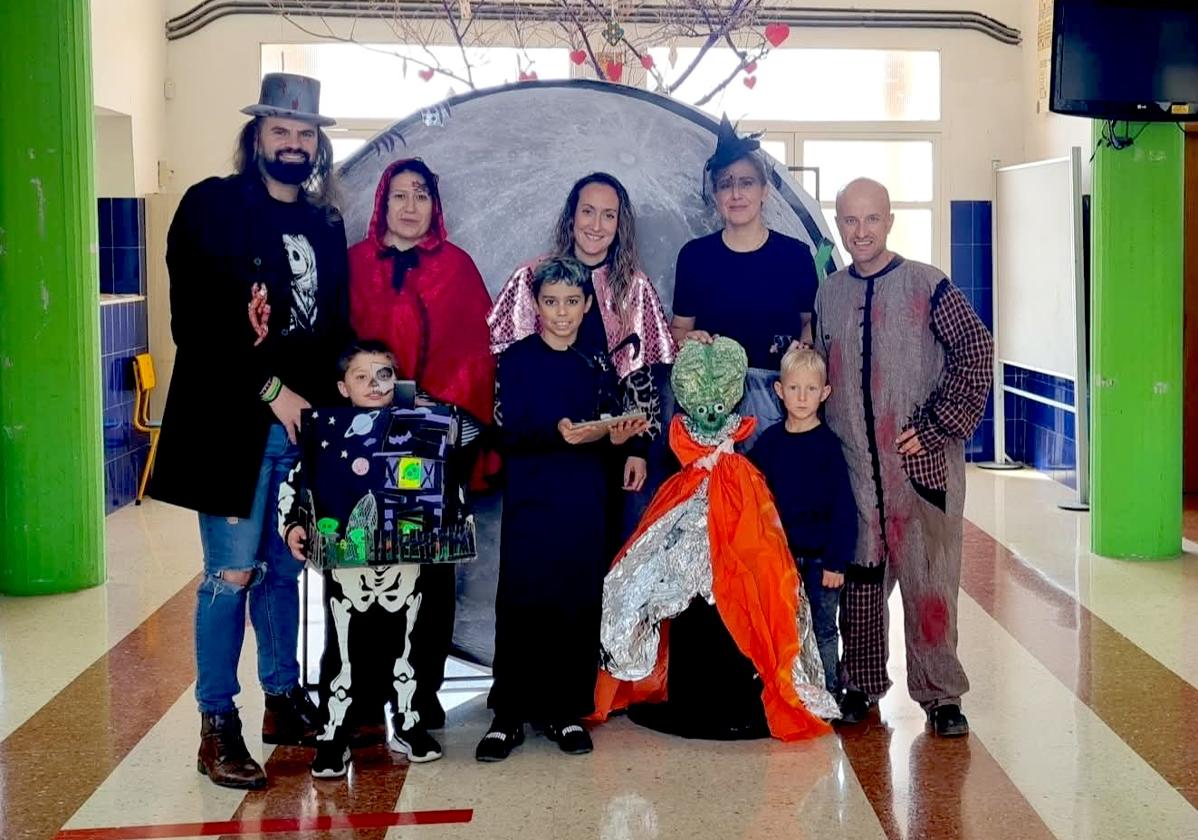Halloween, integrado en el proyecto anual del colegio.