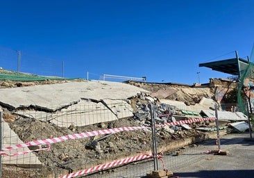 Demolición de la losa de hormigón afectada.