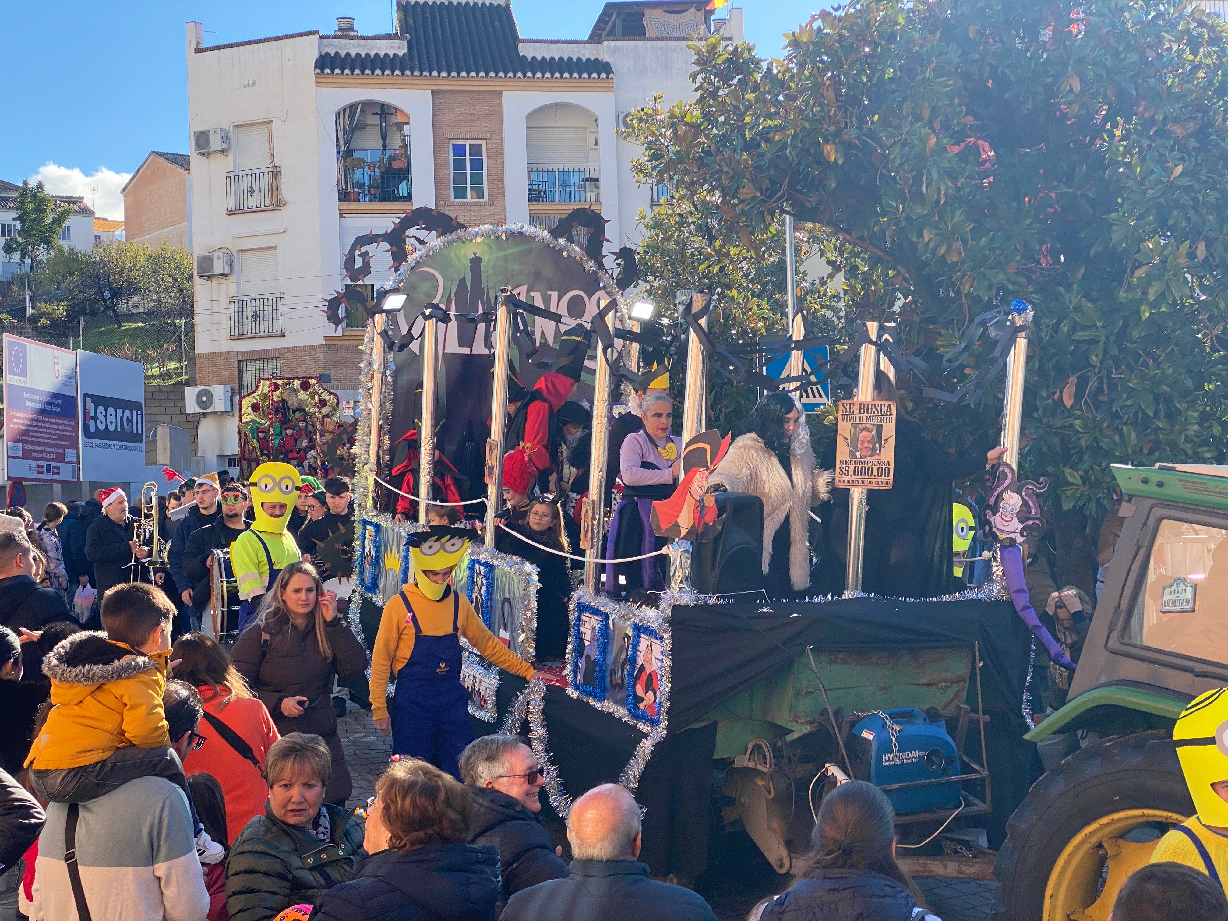 El sol ilumina la Cabalgata de Huétor Vega